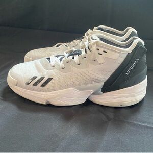 Adidas D.O.N. Issue 4 Mitchell - Unisex Basketball Shoes White Grey